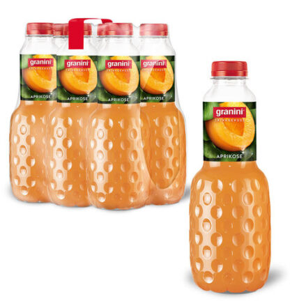 Granini Aprikosensaft - 6 x 1 Liter Packung  incl. Pfand 1,50€