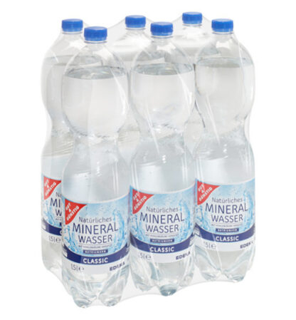 Mineralwasser Classic 6 x 1,5 Liter Packung incl. Pfand 1,50€