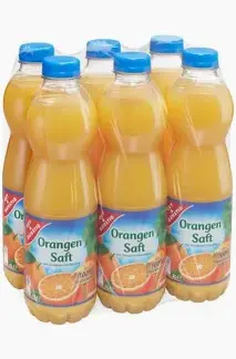Orangensaft 100% 6 x 1 Liter Packung incl.Pfand 1,50€