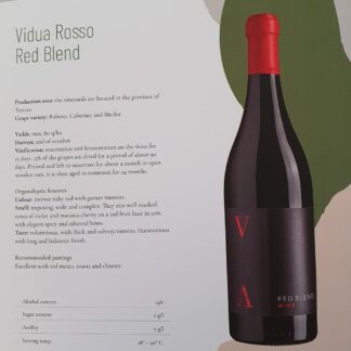 Vedova Cabernet Rotwein Vidua Rosso Red Blend 0,75 l aus Italien