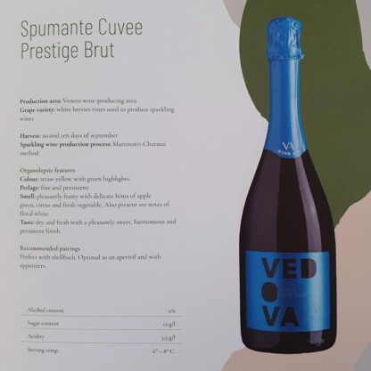 Vedova Proseco Spumante Cuvee Prestige Brut 0,75 l