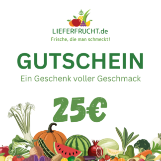 Lieferfrucht.de - Gutschein 25 EUR
